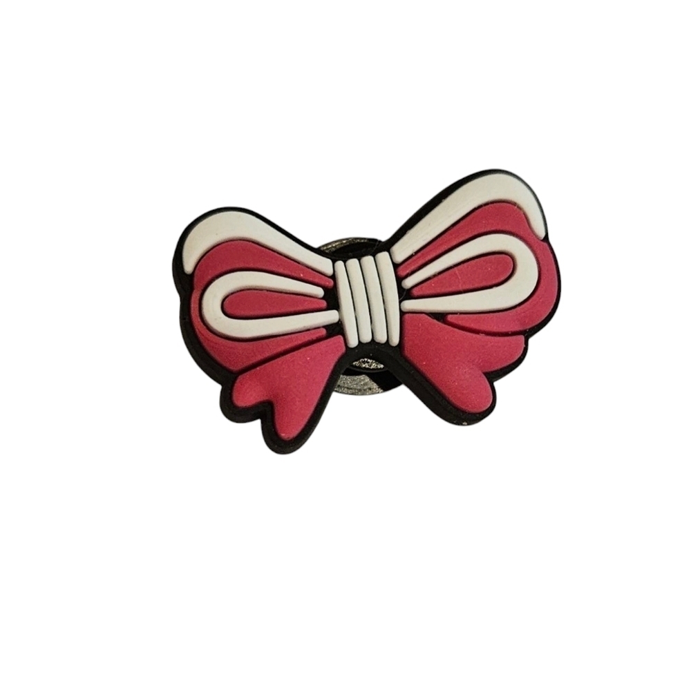 4/$8 Decorative Crocs Charm Jibbitz Shoe Charm for Crocs - Hair Bow